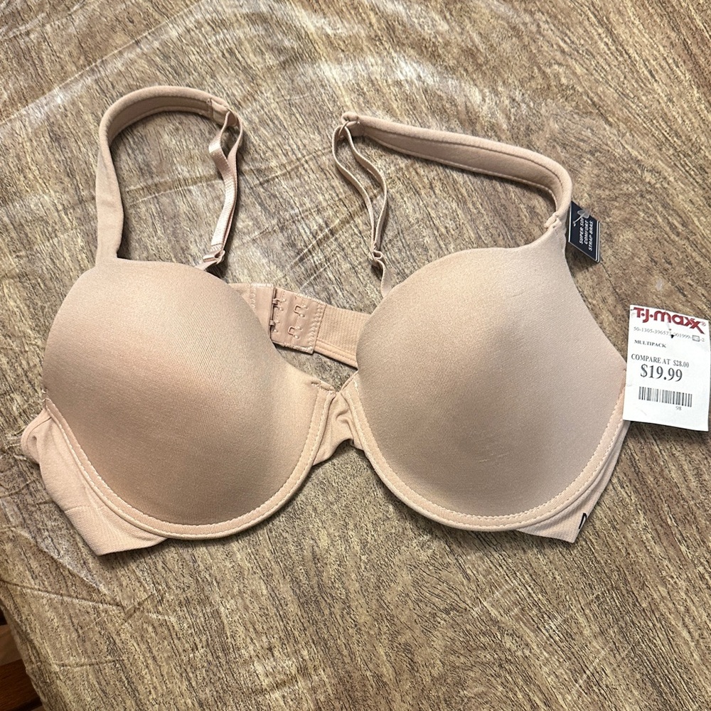 Nautica Beige Comfort Bra